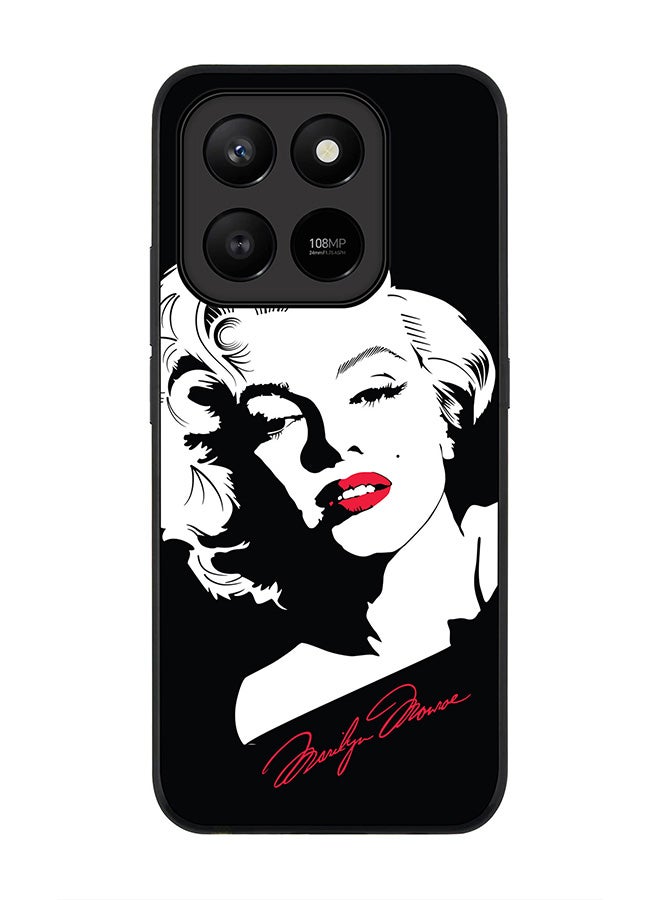 For Honor X7d 4G / X7d 5G / 400 Smart Case,Slim fit Camera Protection, Shockproof Thin Phone cover  - Marilyn Monroe